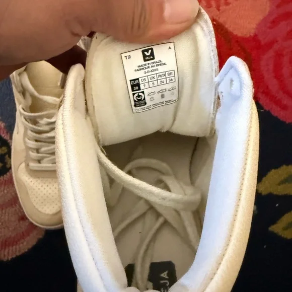 Veja V-15 Leather Cashew Pierre Multico - Picture 8 of 8